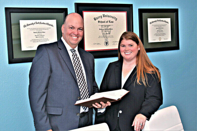 Photo of Dennis Ray Wallace II and Kathryn Shaw Wallace at Wallace Law Firm